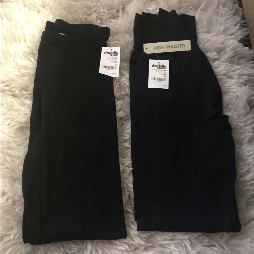2 NWT Charlotte Russe Leggings